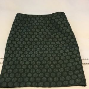 Anthropologie Maeve green skirt Christmas